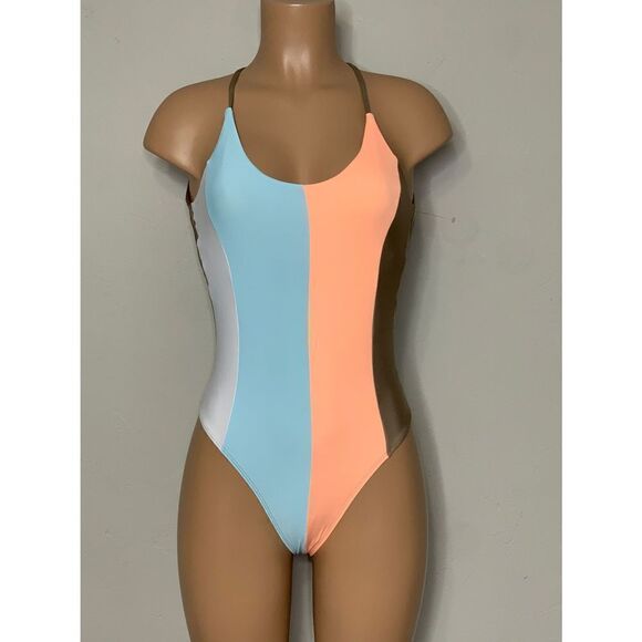 Pilyq stripe one piece. NWT - Picture 8 of 12